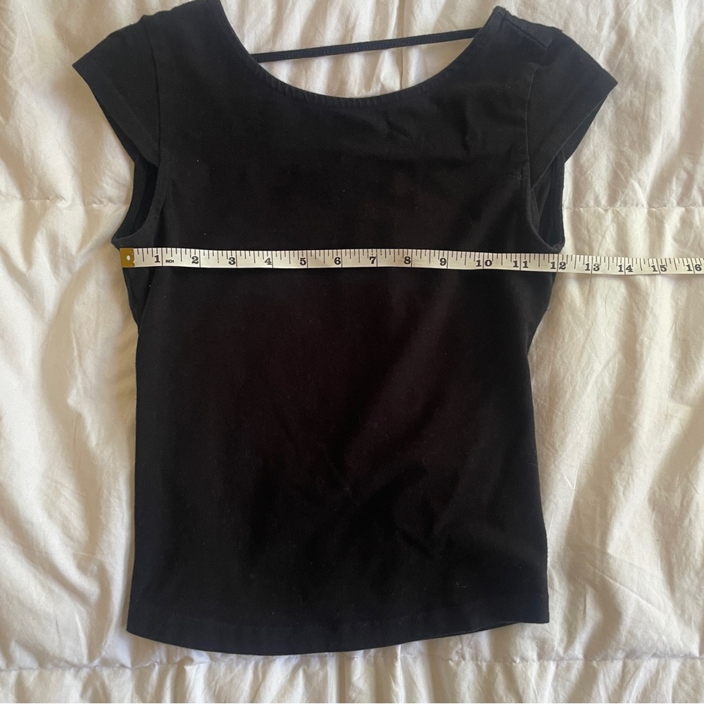 Black XS Garage Backless Shirt